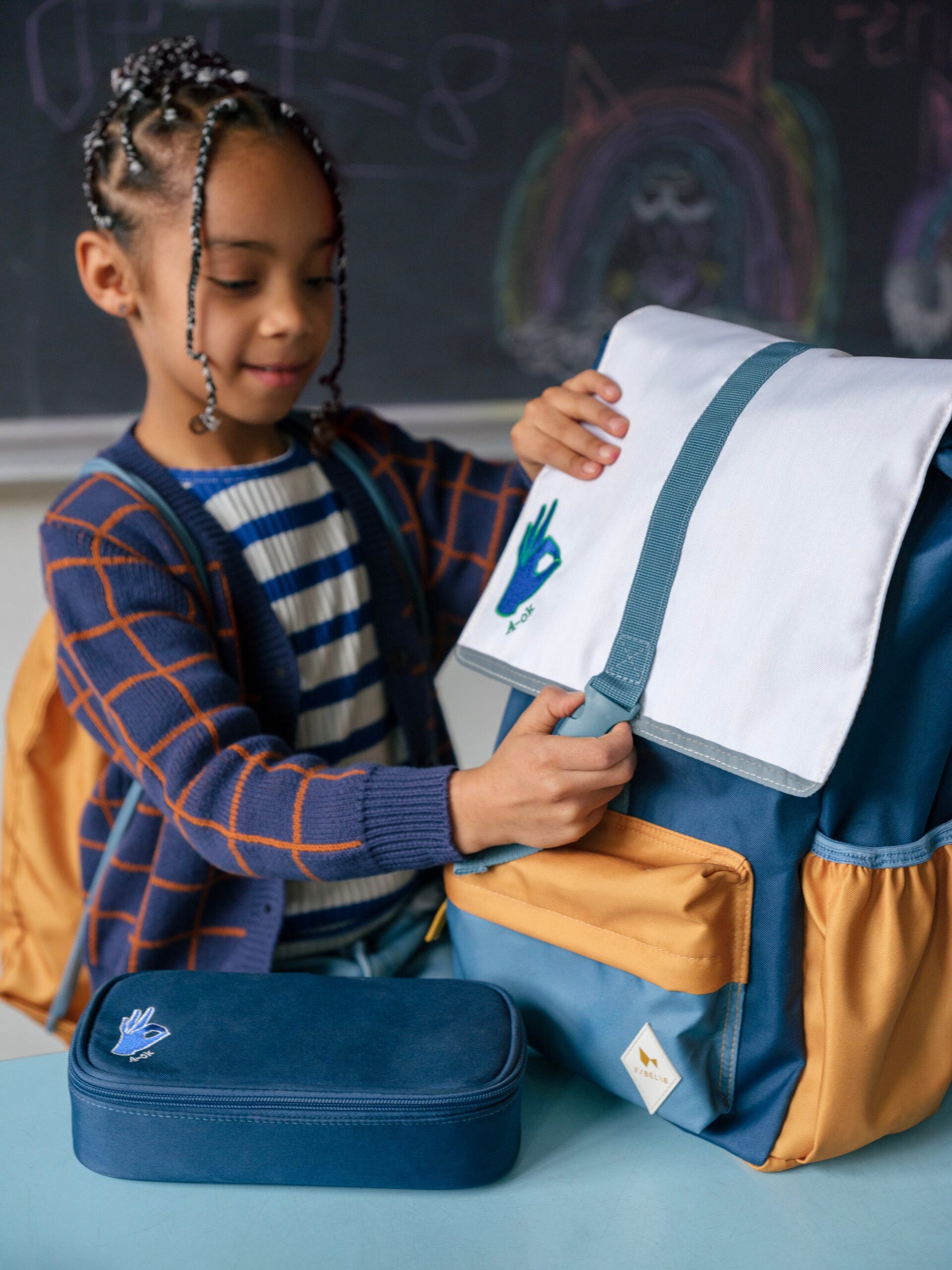 Luxkids Aps FABELAB A-OK vaikiškas penalas mokyklai - Image 4
