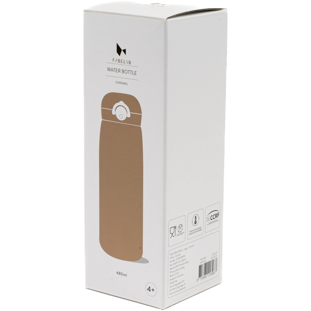 Luxkids Aps Vaikiška termo gertuvė FABELAB Caramel 480 ml - Image 3