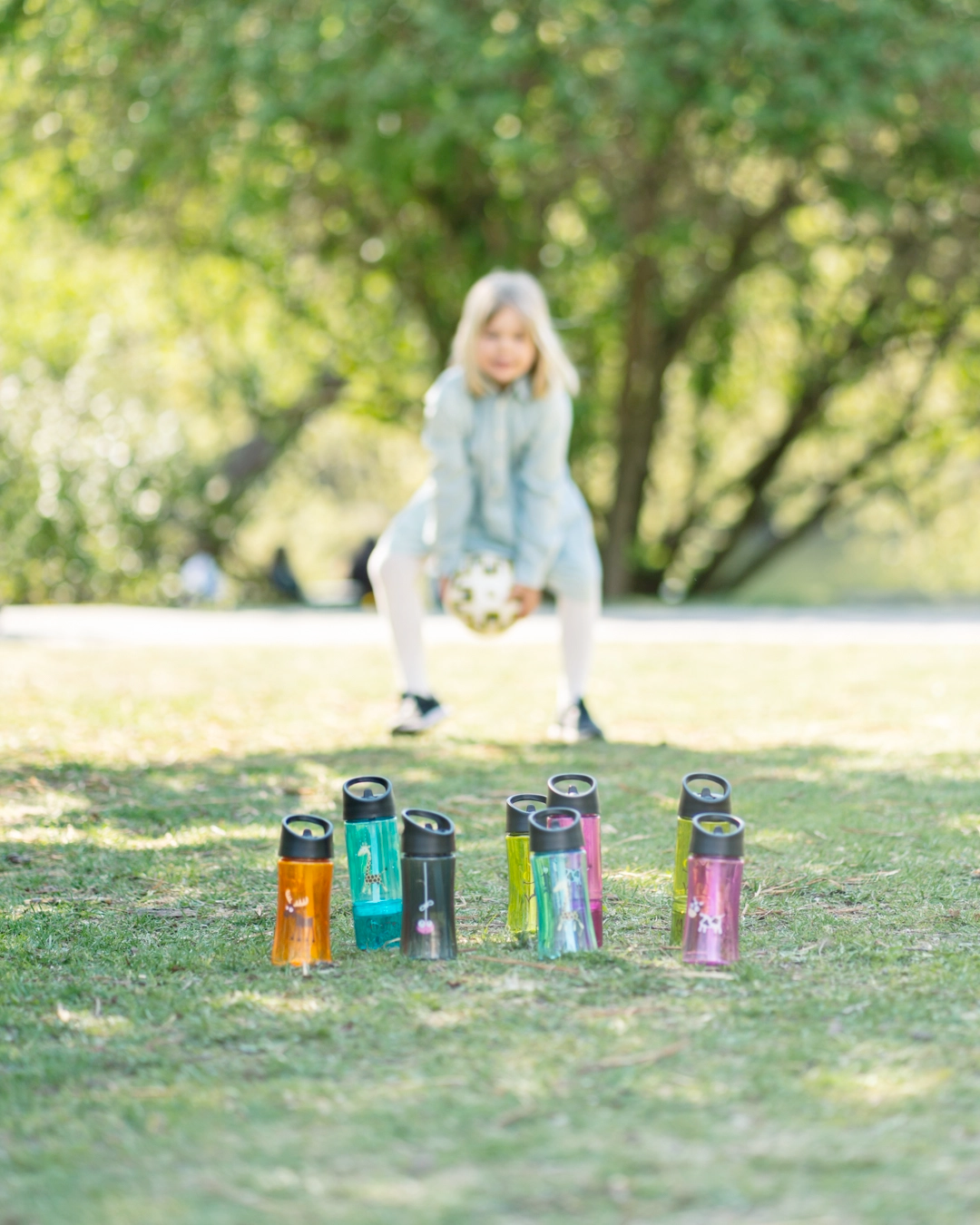 Carl Oscar Vaikiška tritano gertuvė su šiaudeliu 350ml „ŽIRAFA“ – BPA free - Image 4