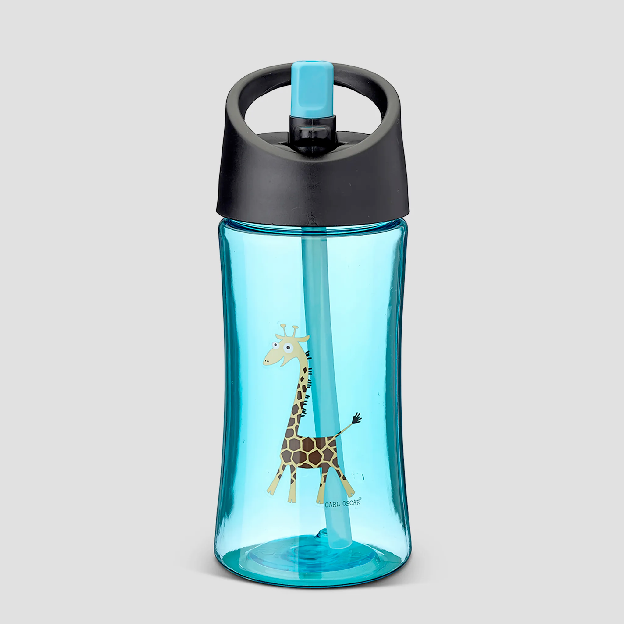 Carl Oscar Vaikiška tritano gertuvė su šiaudeliu 350ml „ŽIRAFA“ – BPA free - Image 2