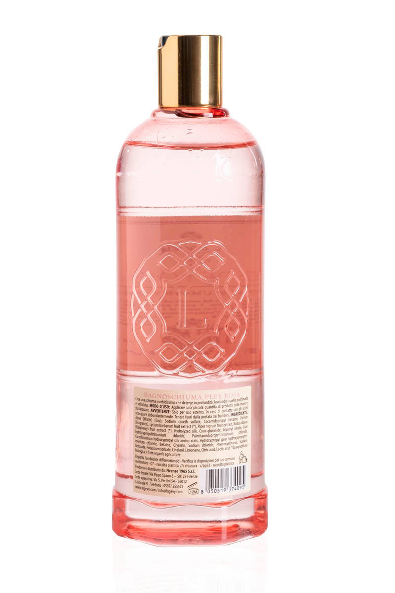 Logevy Firenze 1965 „Pepe Rosa“ – Prabangus parfumuotas itališkas dušo gelis, 500 ml - Image 3
