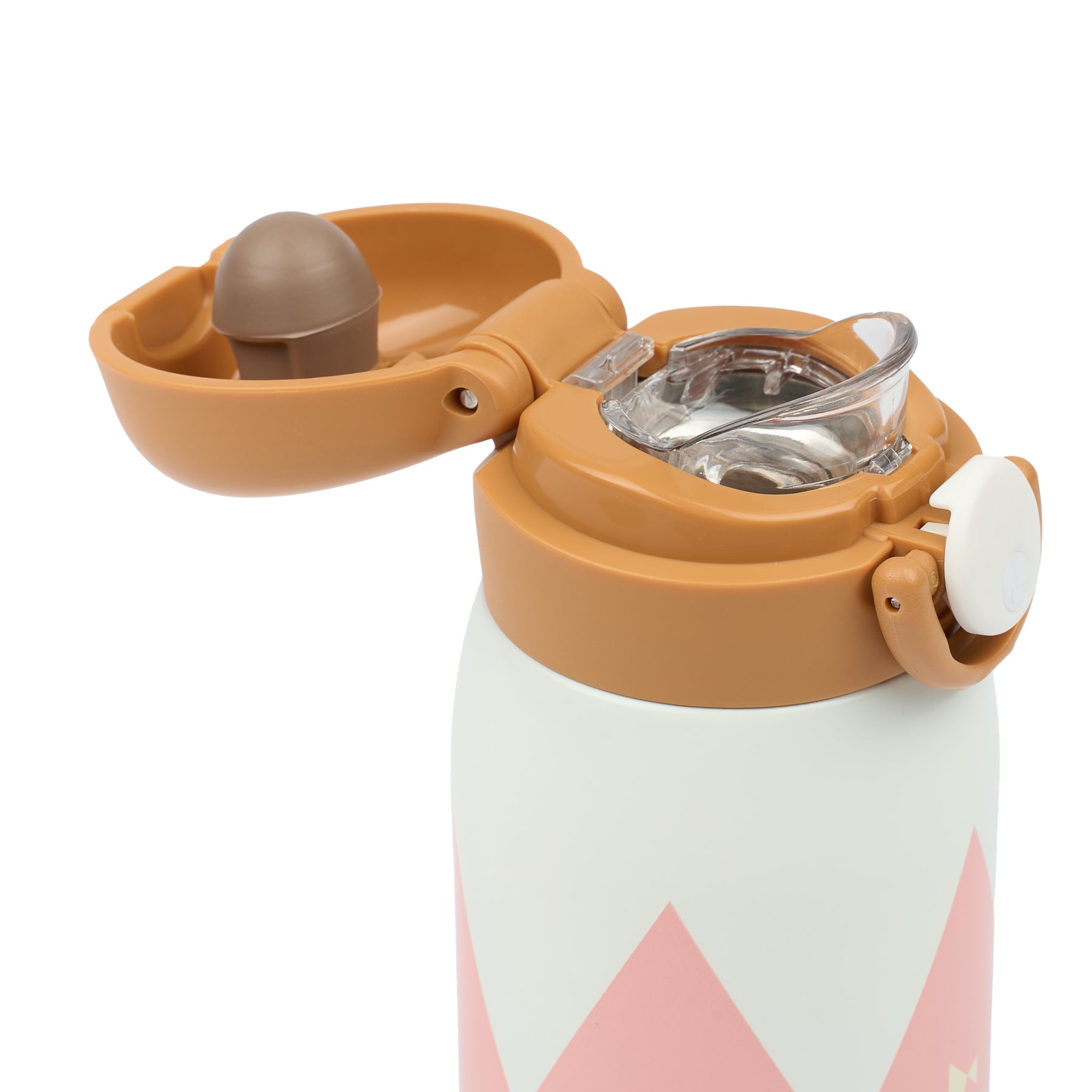 Luxkids Aps Vaikiška termo gertuvė FABELAB Harlekin Rose 320 ml - Image 3