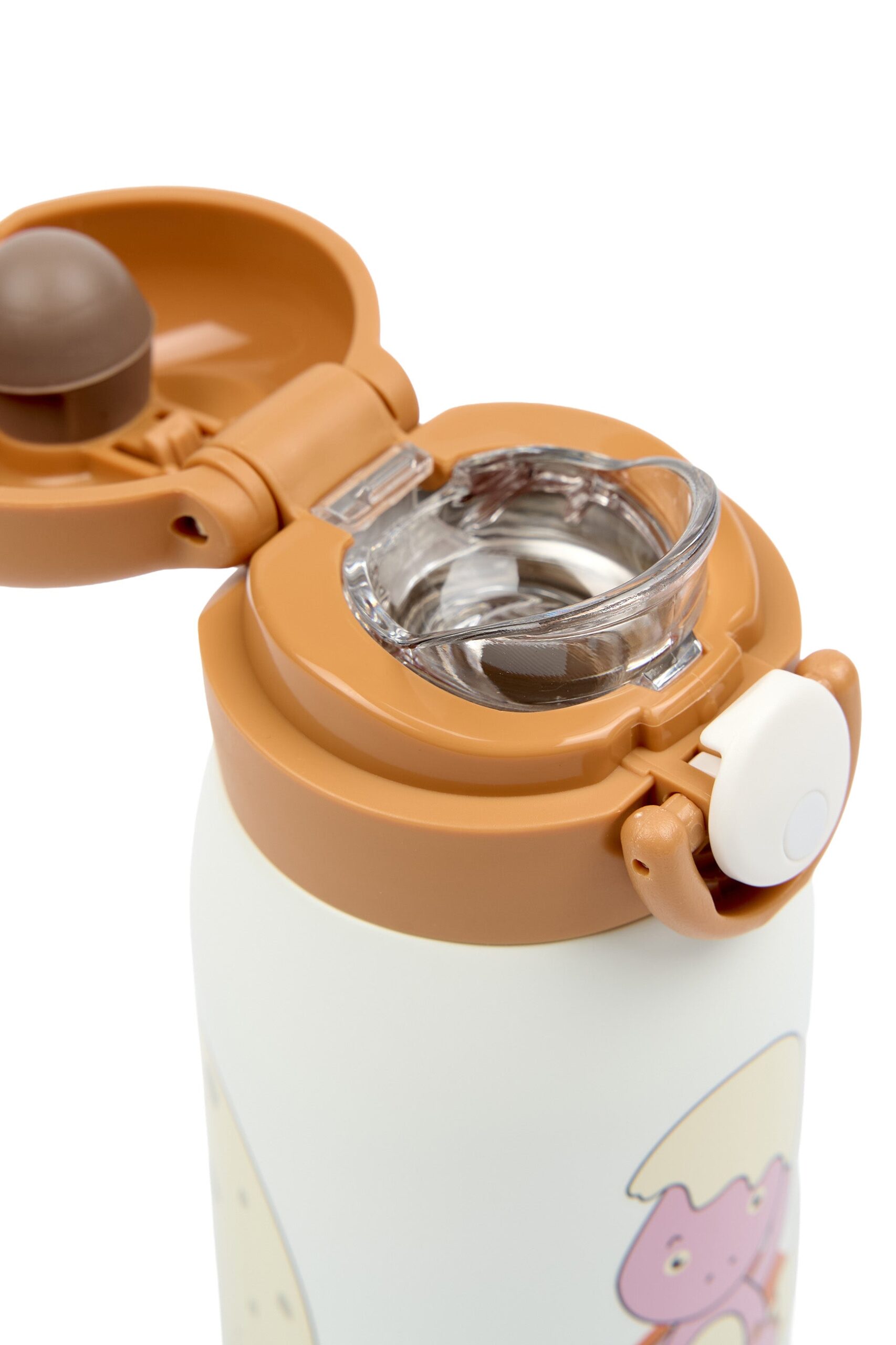 Luxkids Aps Vaikiška termo gertuvė FABELAB DINOLAND ROSE 320 ml - Image 3