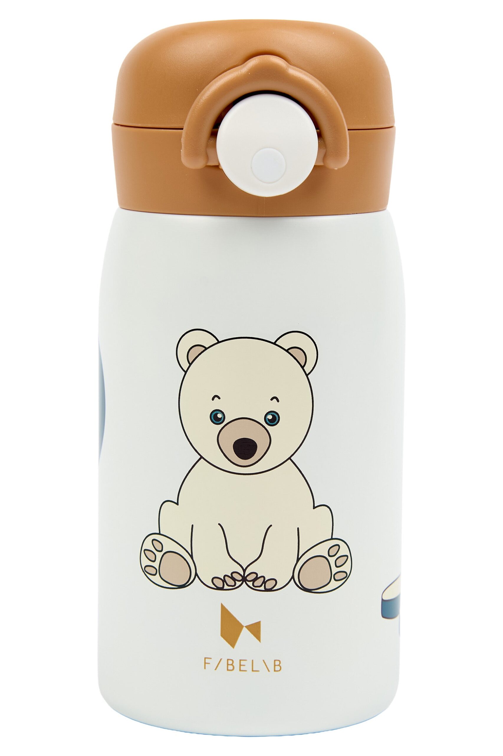 Luxkids Aps Vaikiška termo gertuvė FABELAB POLIARINĖ MEŠKA 320 ml
