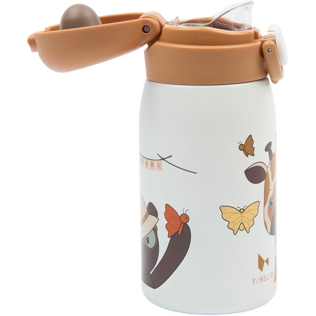 Luxkids Aps Vaikiška termo gertuvė FABELAB Giraf 320 ml - Image 3