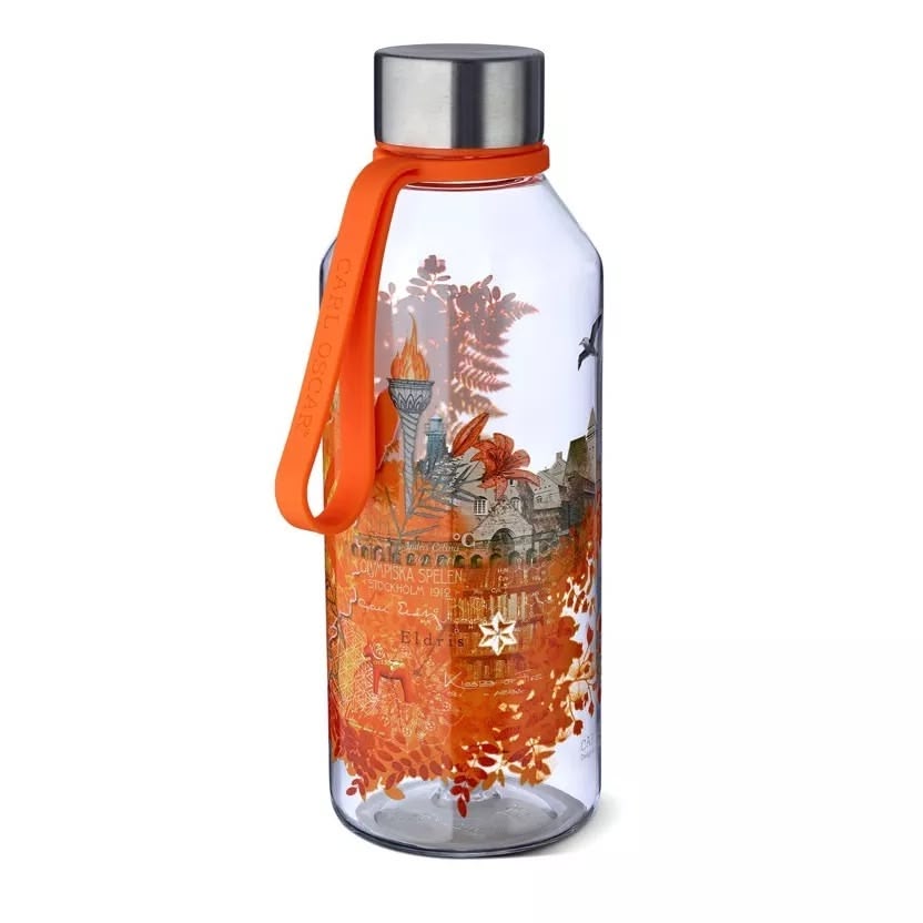 Carl Oscar WisdomFlask gertuvė 650ml - Fire - stilinga ir patogi vandens gertuvė kasdienai