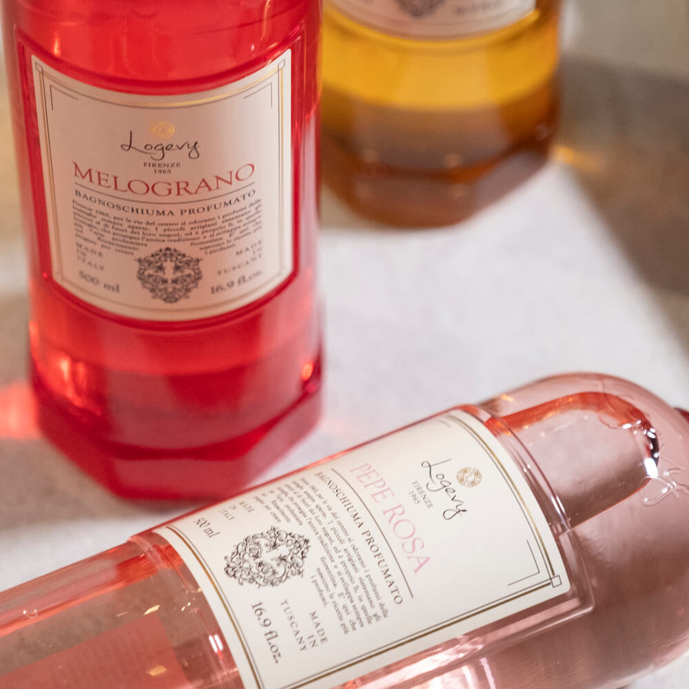 Logevy Firenze 1965 „Pepe Rosa“ – Prabangus parfumuotas itališkas dušo gelis, 500 ml - Image 5